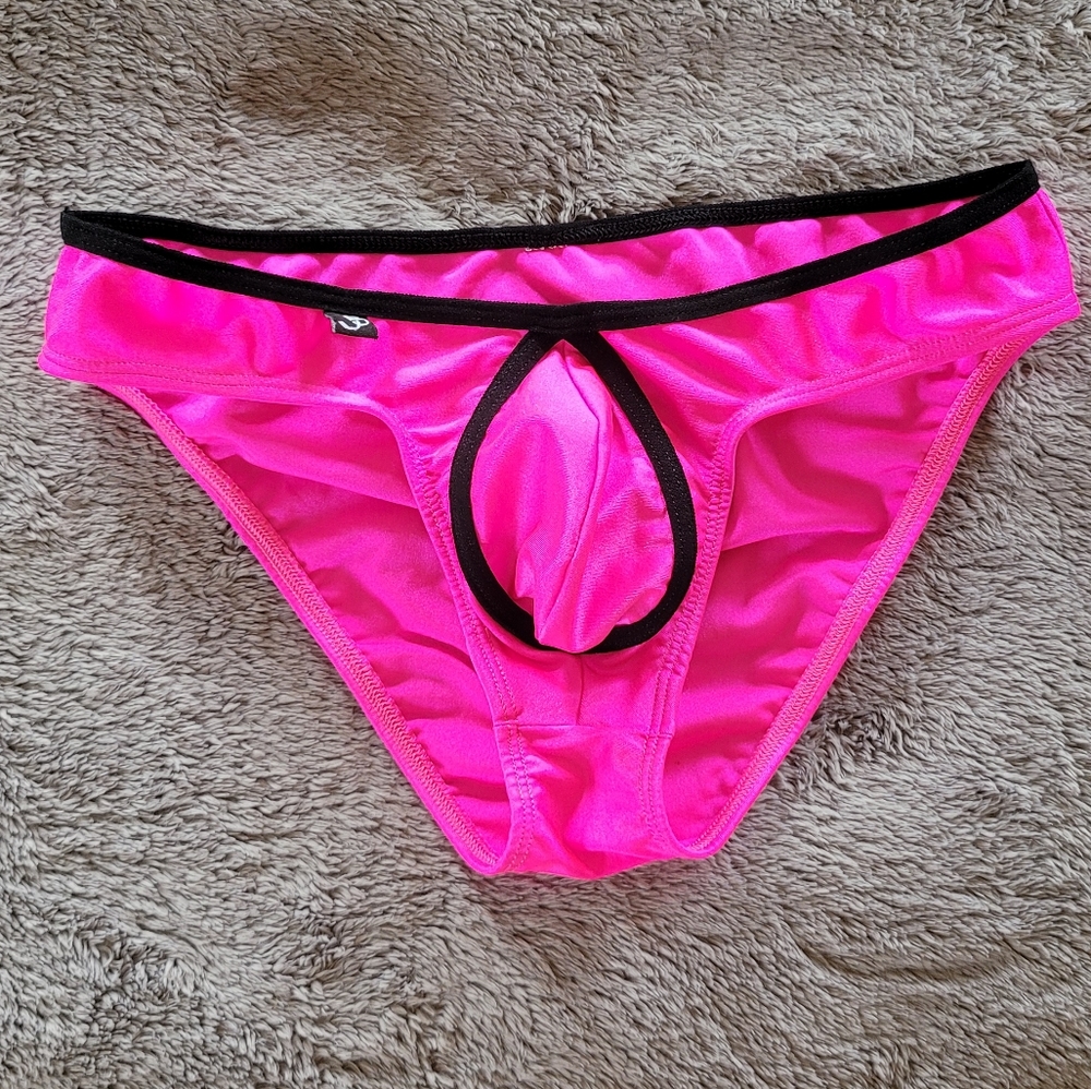 joe snyder swim bikini, pink (m)